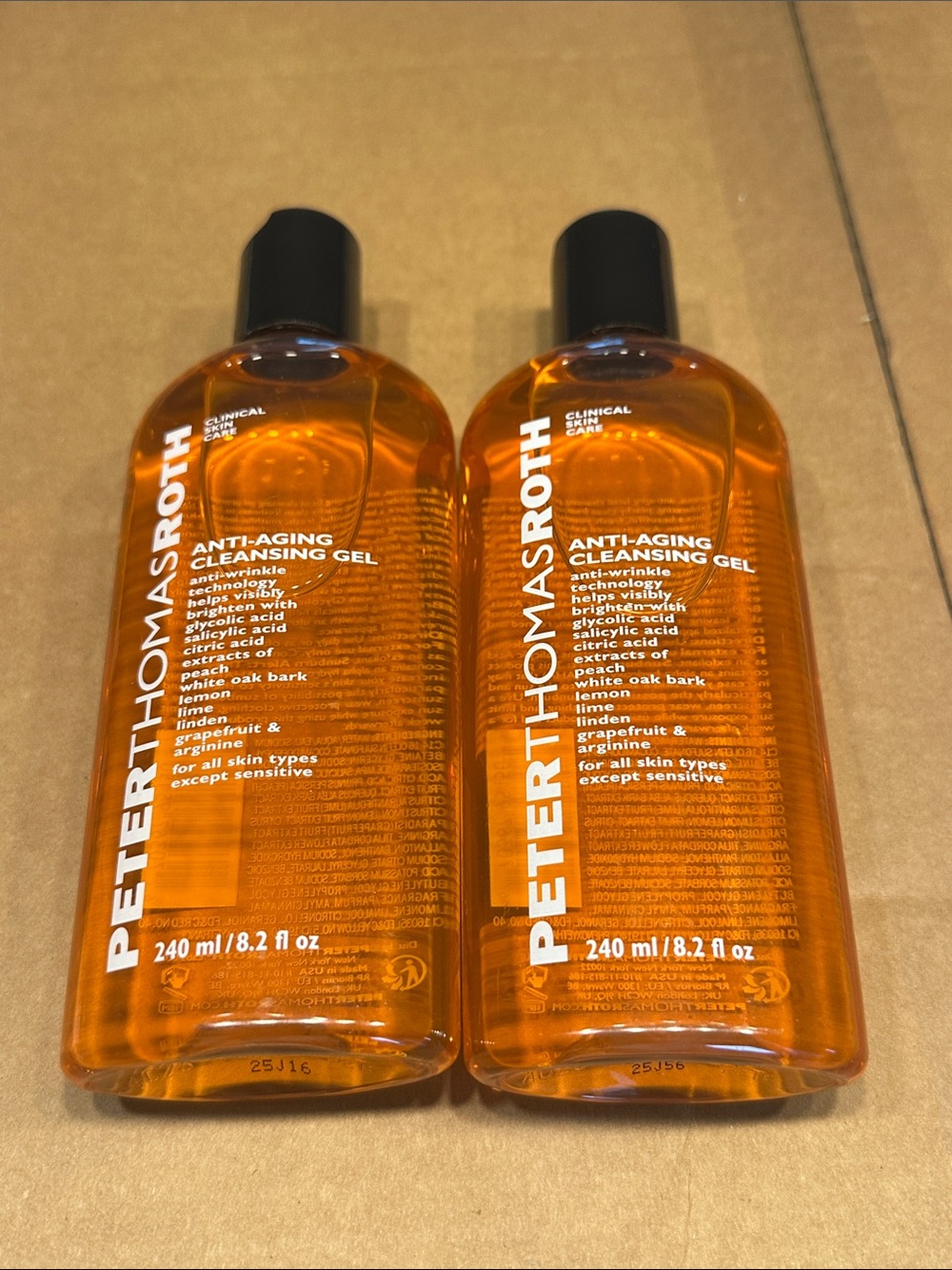 Peter Thomas Roth Anti-Aging Cleansing Gel - Orange Bottles